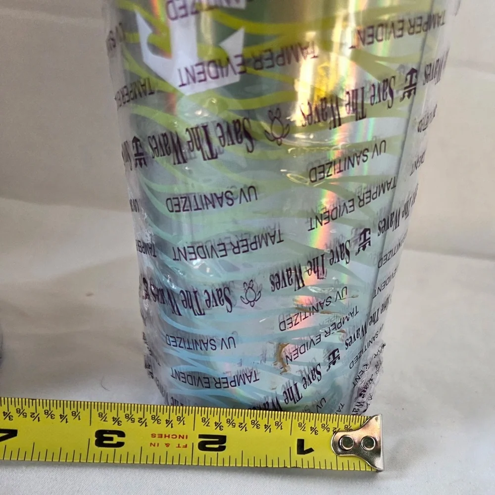 Set Of 2 SEALED Royal Caribbean 2022 Save The Waves Cup Tumblers